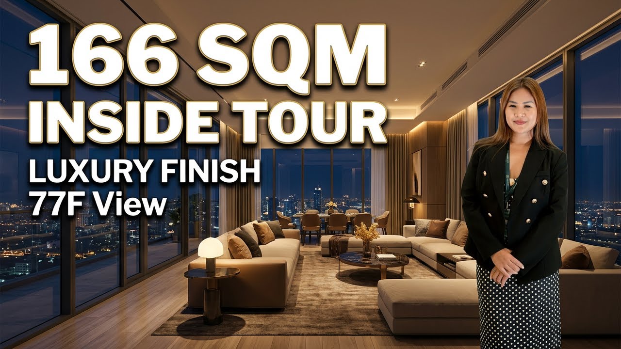 3-Bedroom Walkthrough Tour of 166 sqm at J Tower 3 , BKK1