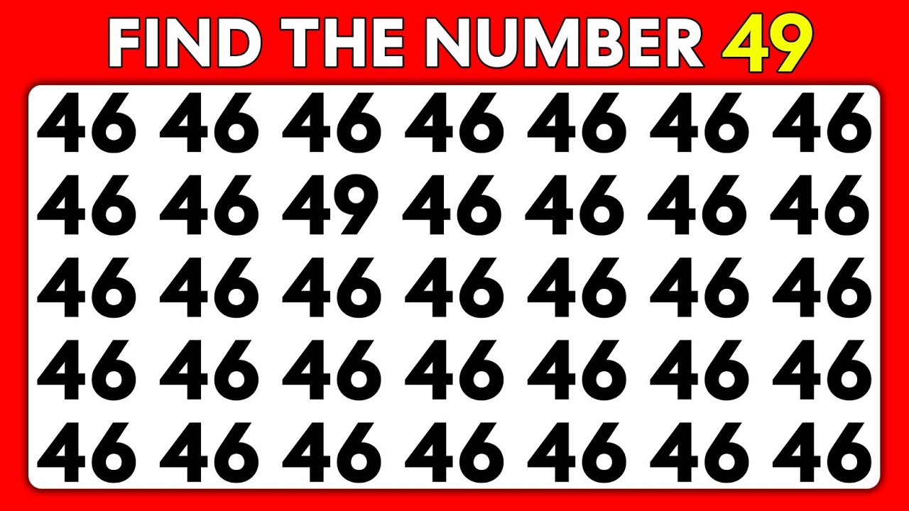Test Your Observation Skills With Numbers-Letters and emoji edition