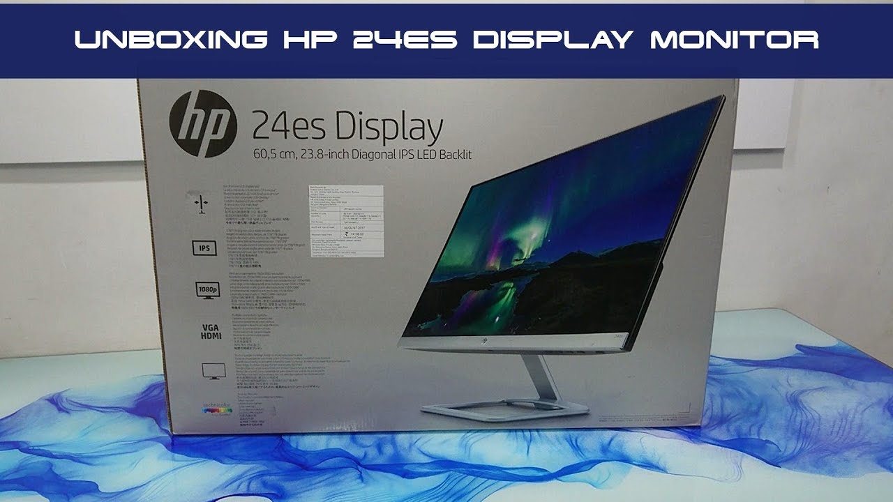 Unboxing HP 24ES DISPLAY MONITOR #unboxing #youtube #hpmonitor #24inch
