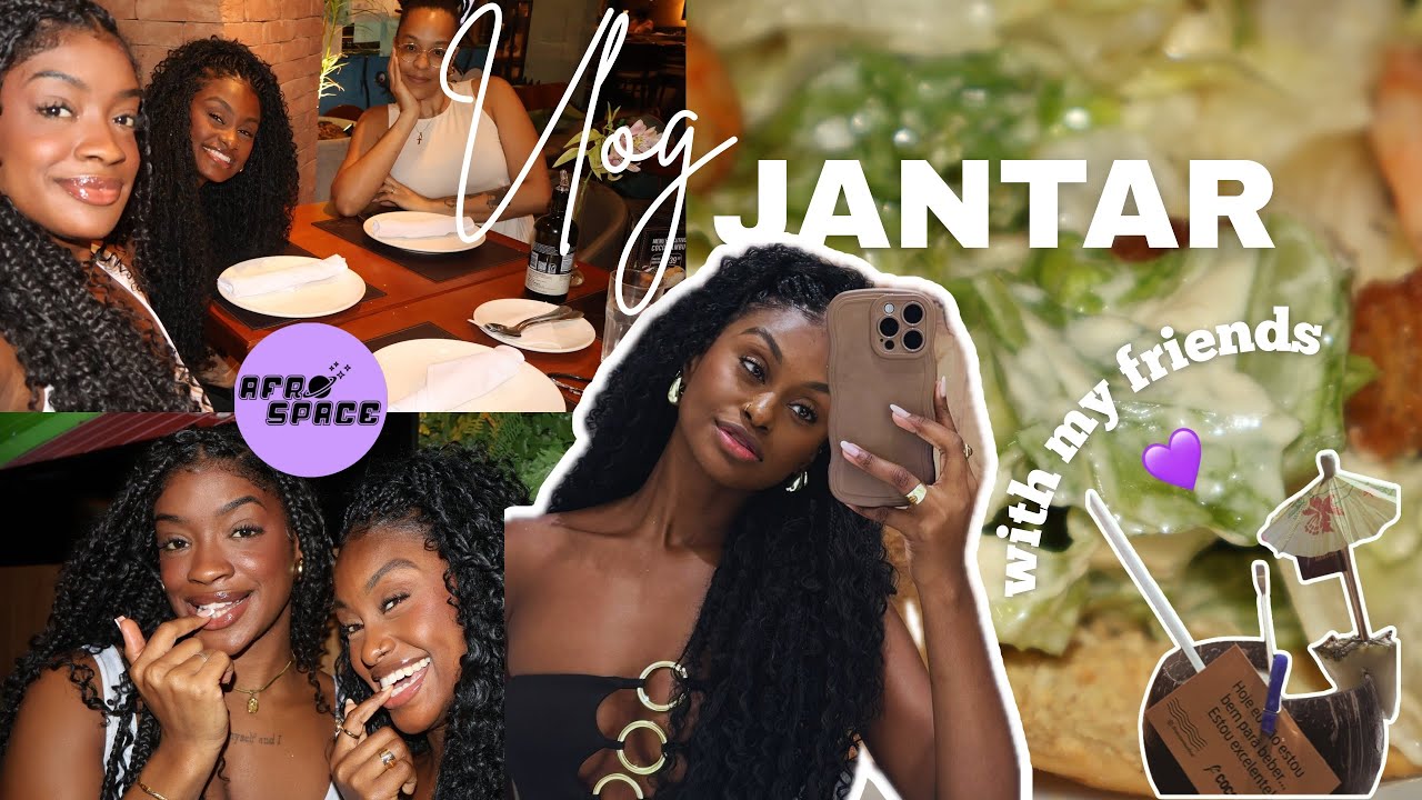 MEU PRIMEIRO MINI VLOG | Jantar com amigas