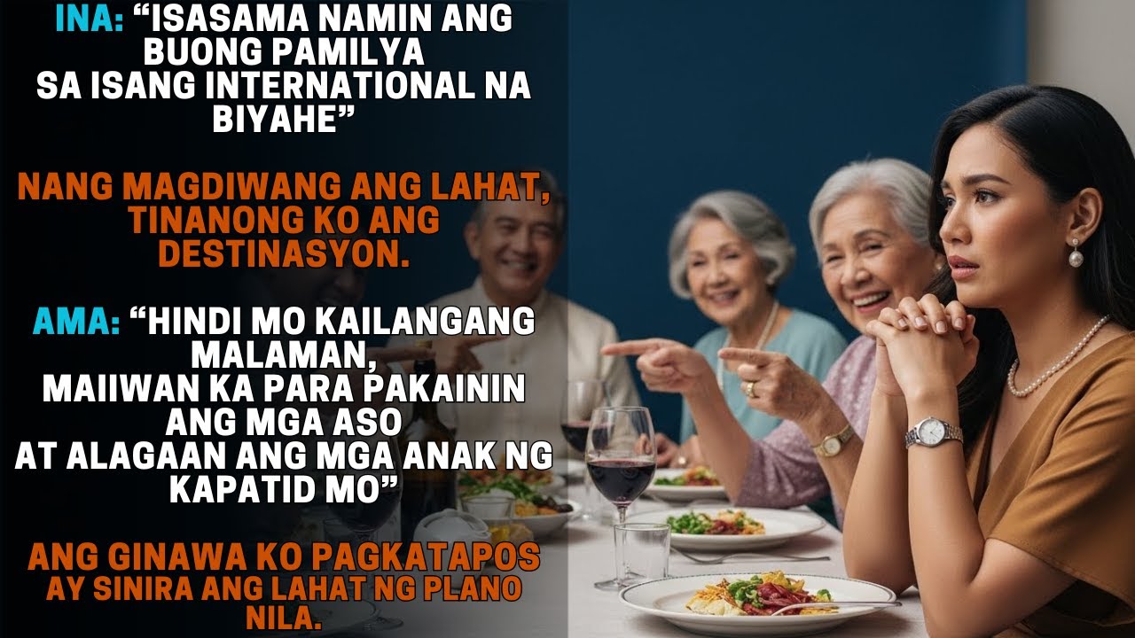 SA ISANG FAMILY DINNER, NAG-ANUNSYO SILA NG MALAKING BIYAHE — AT HINDI AKO KASAMA