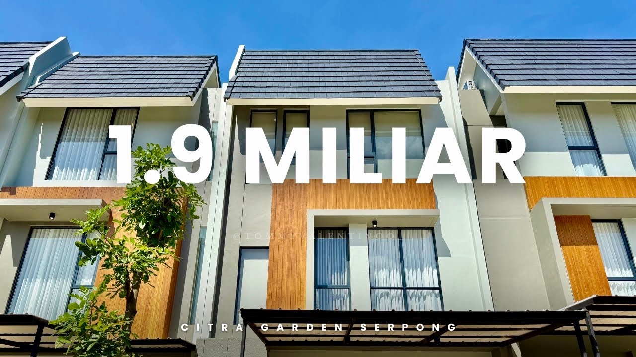 ELAIA ULTIMATE Citra Garden Serpong 6x12 3 lantai mulai Rp 1,9 Miliar