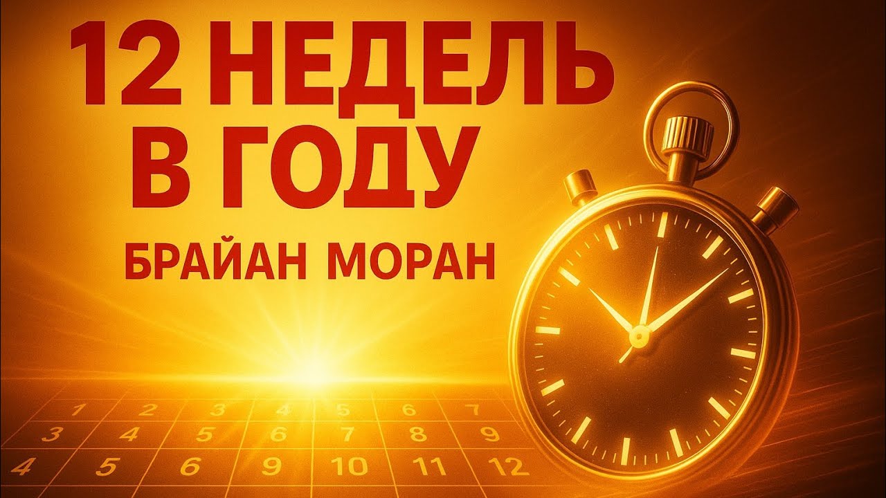 Аудио книга &laquo;12 недель в году&raquo; &mdash; Брайан Моран | Мотивирующий Пересказ