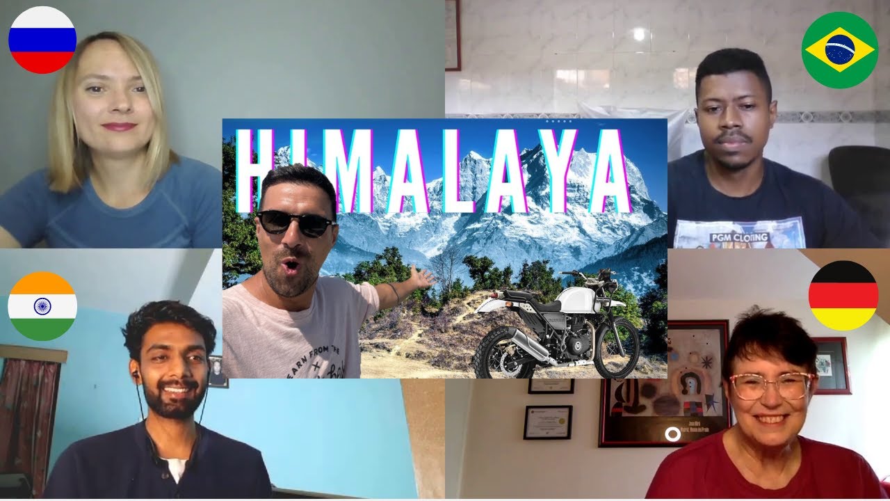 Foreigners React to Himalayan Ride for The First Time