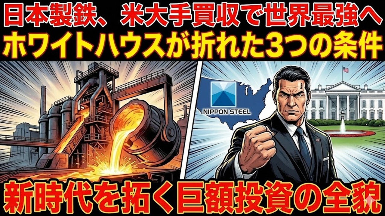 【14兆円買収】日本製鉄が「全米1位」へ…ホワイトハウスが折れた3つの条件