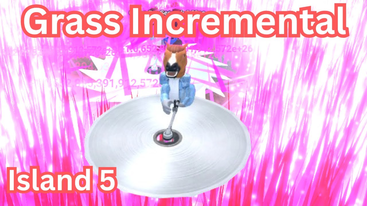 How to complete Island 5 in Grass Incremental #roblox #grassincremental
