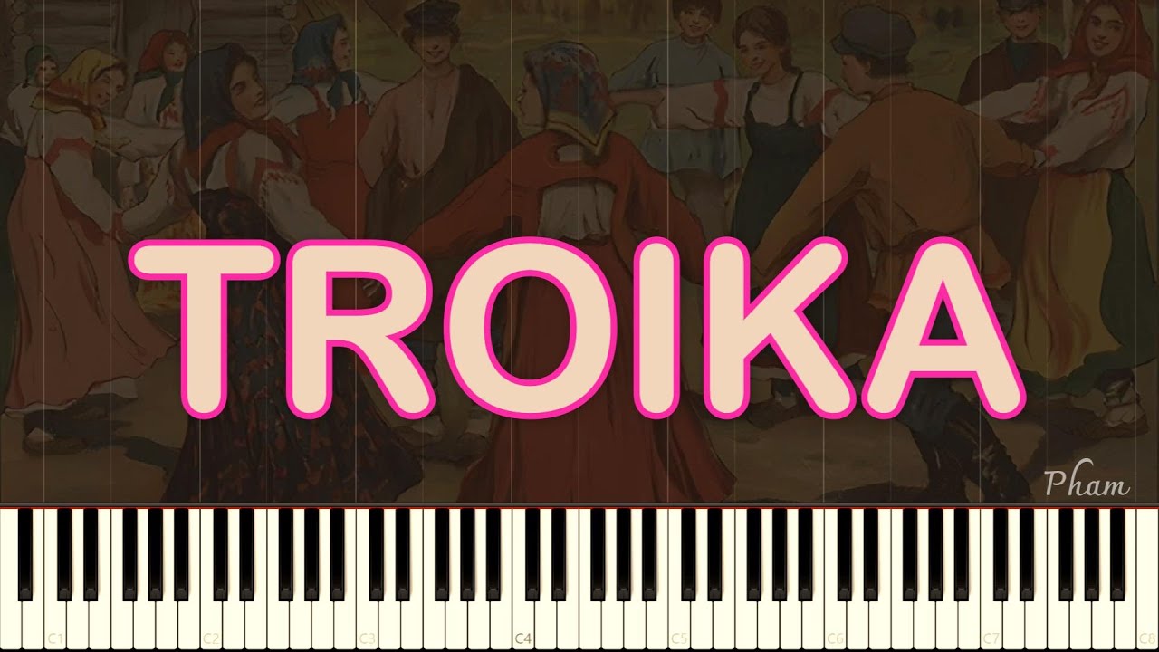 Troika - Russia Folk - Piano