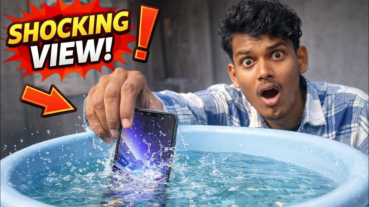 हमने मोबाइल को पानी में डाल दिया #mobile #watermeinmobile #mobilechallengingvideo #type