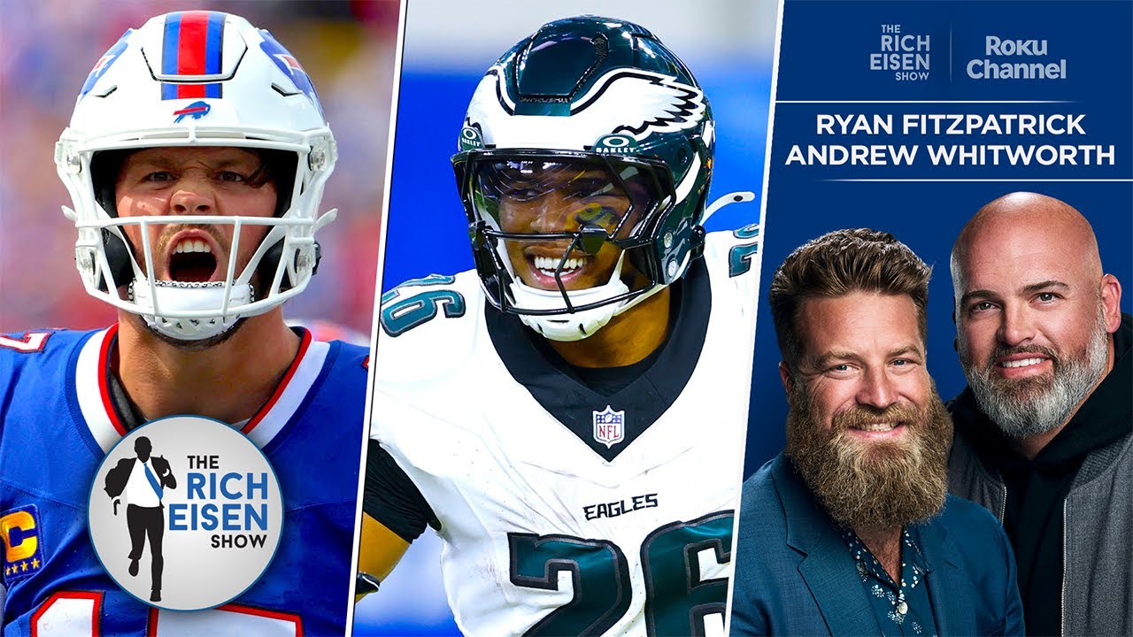 TNF&rsquo;s Ryan Fitzpatrick & Andrew Whitworth Debate Who Should be NFL MVP | The Rich Eisen Show