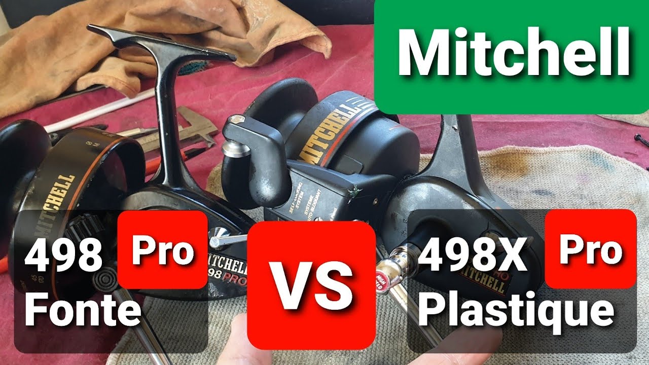 MITCHELL 498 PRO (Fonte) VS 498X PRO (Plastique) | Moulinet de Pêche en Surfcasting