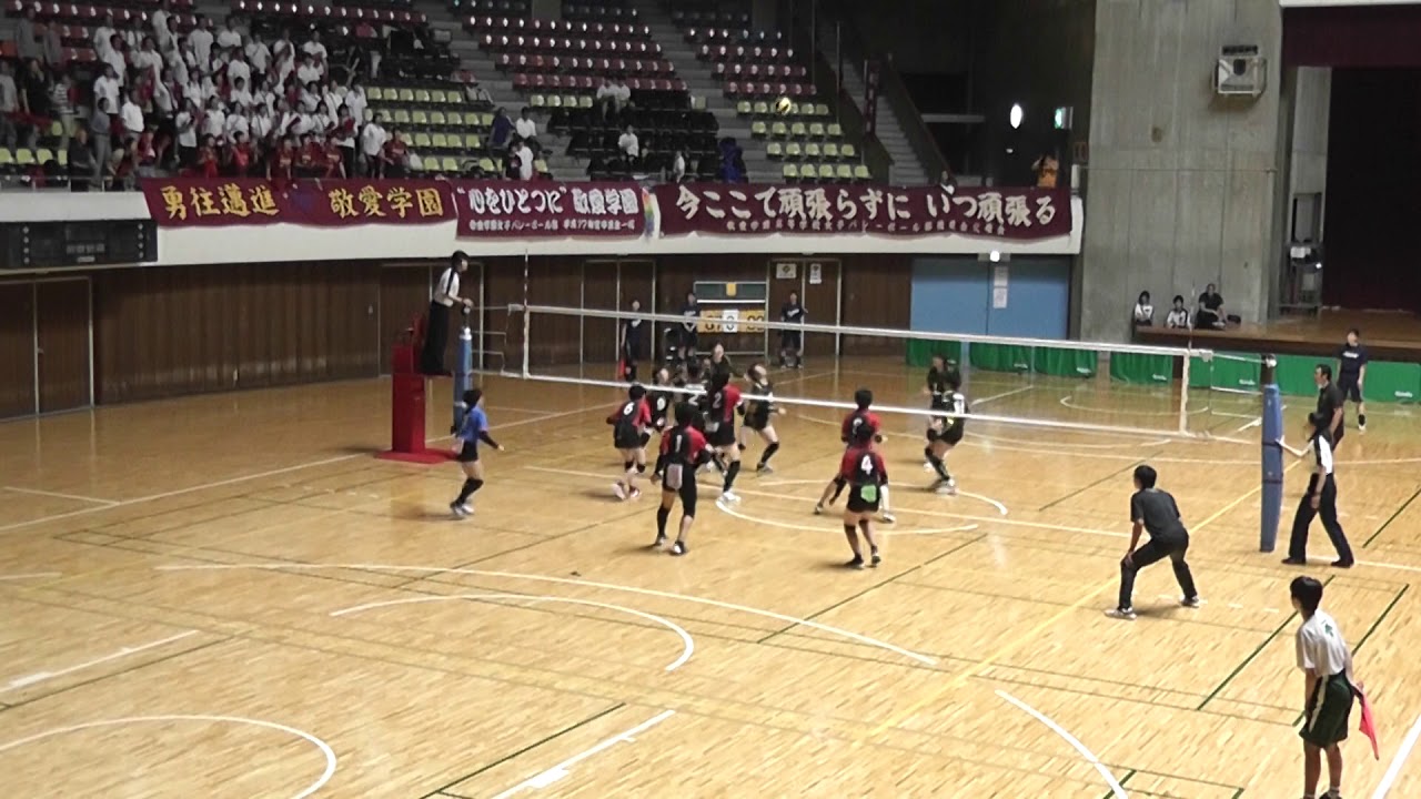 インターハイ予選　敬愛学園vs植草学園大附　3セット目
