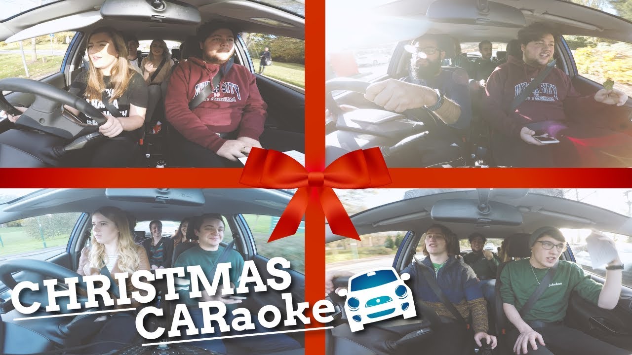 🚘 Christmas CARaoke 🎤 All I want for Christmas is you... 🎁 #mashup