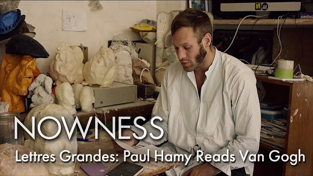 Lettres Grandes: &ldquo;Paul Hamy Reads Van Gogh&rdquo; by Elsa Klughertz