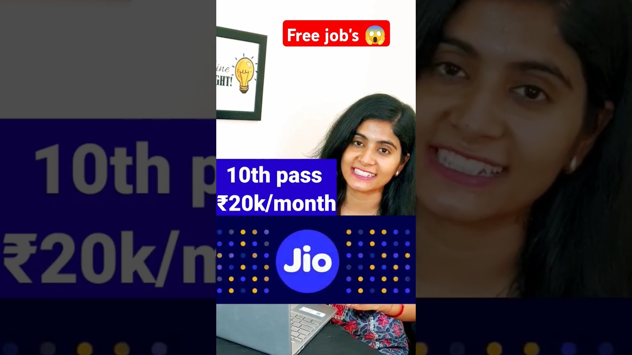 📞JIO freelance work for 10th pass😱😱#workfromhomejob #jiojobs #parttimejob #jobforfreshers🔥