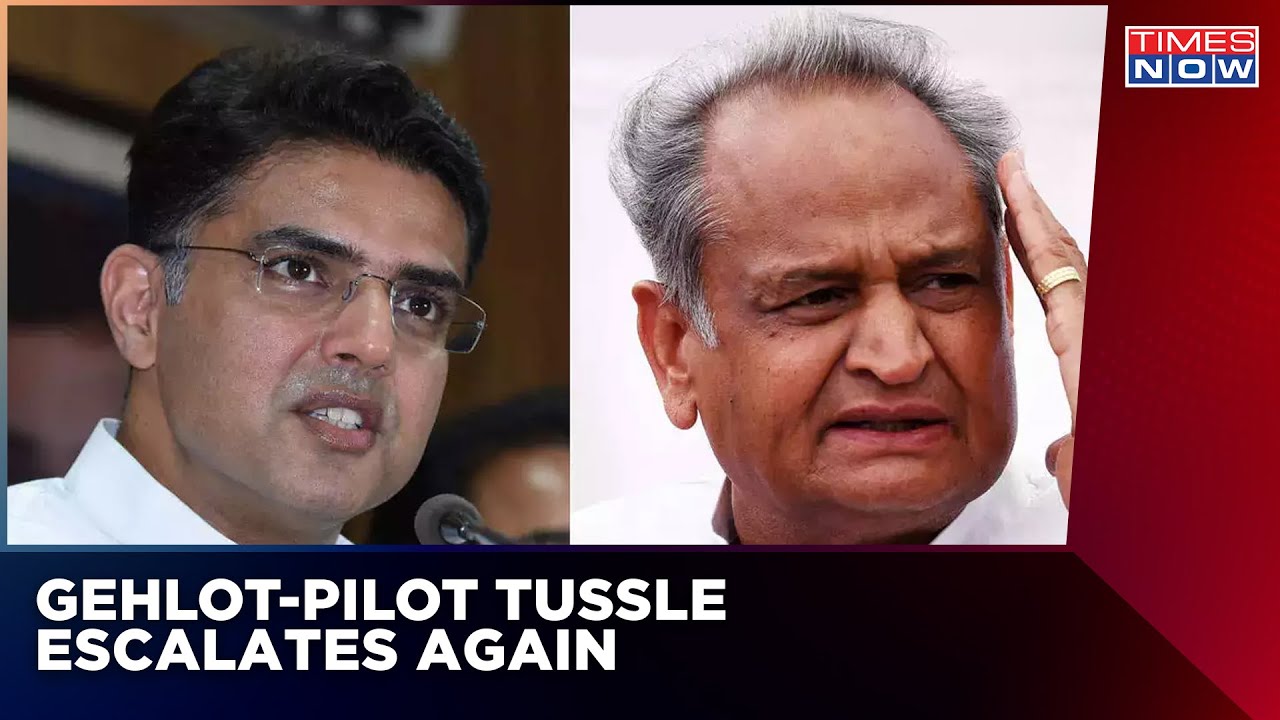 Faceoff Between Sachin Pilot And Ashok Gehlot Over Rajasthan Leadership Position | Latest News