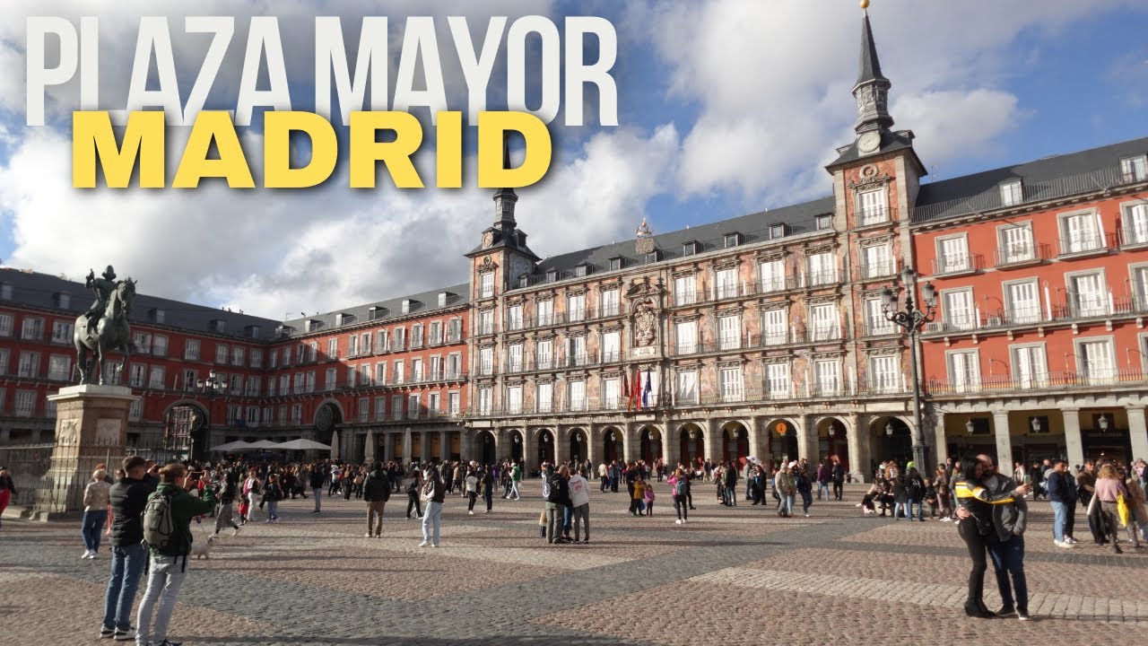 Plaza Mayor Madrid Spain 4K Video 60fps #madrid #españa