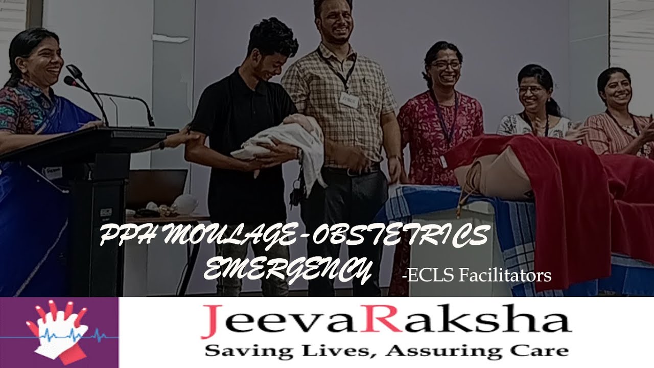 Postpartum Hemorrhage Moulage - ECLS training Session #Jeevaraksha #svym #obstetricsandgynecology