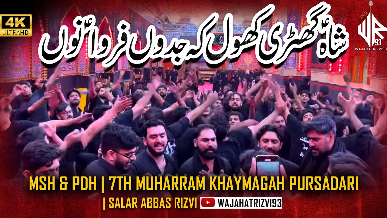 Shah Ghatri Khol K Jadon Farwa | MSH & PDH | 7th Muharram Khaymagah Pursadari | Salar Abbas Rizvi