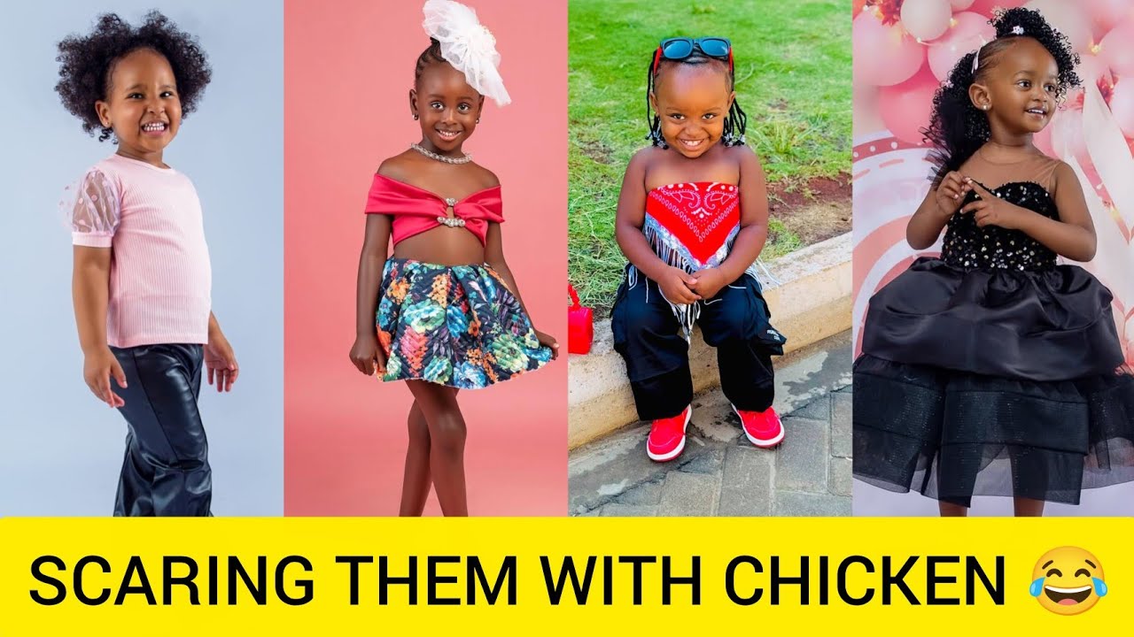 HILARIOUS SCARING CRLEBRITY KIDS WITH CHICKEN | TSURI WAJESUS | AFRICANNAH RAPUDO | MILLA NETAI 