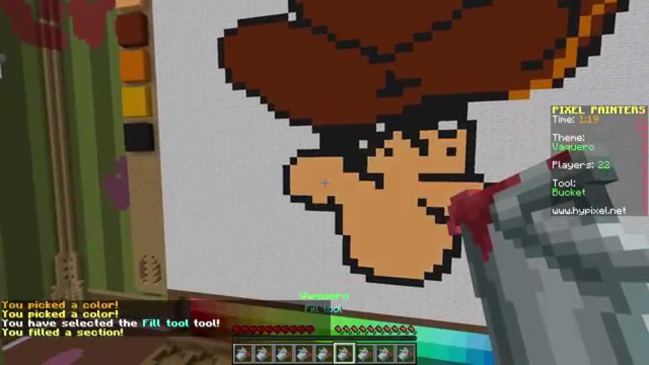 MINECRAFT MINIJUEGOS - The Painter - Soy el amo W/Macundra y Chincheto