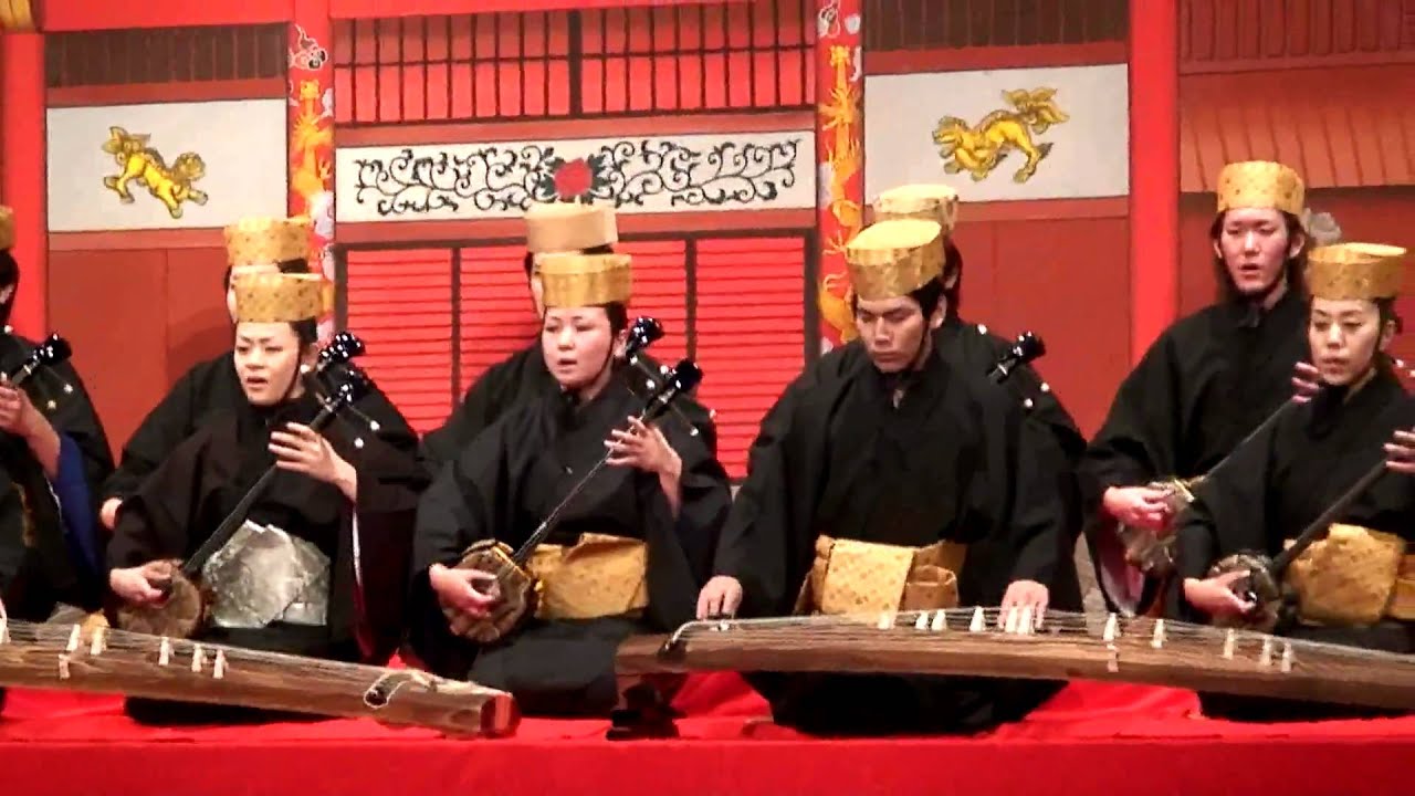 沖芸入学式 '10「かぎやで風（琉球古典音楽）」