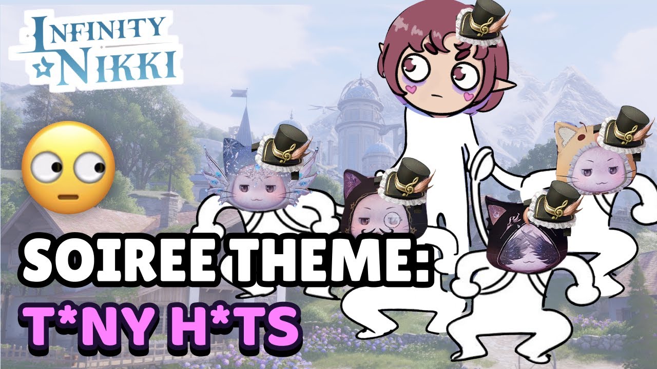 [DROPS] 2.1 Soiree Theme: TINY HATS 🤦‍♀️ Infinity Nikki not so cozy sesh 🖤 #infinitynikki
