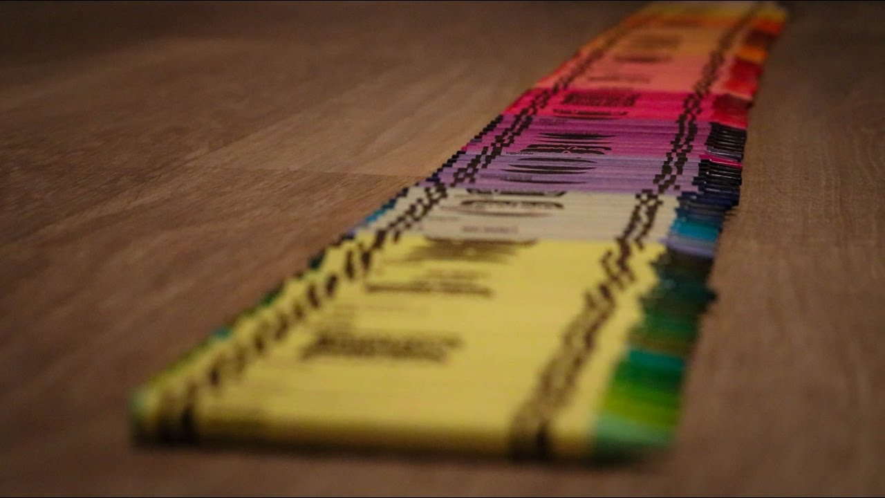 ASMR 152 Crayons - Does This Video Make You Sleepy?