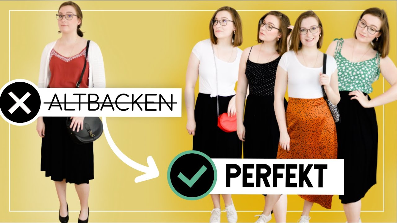 SO wirkst du in MIDIRÖCKEN nicht altmodisch 💃 3 Regeln zum Midirock kombinieren
