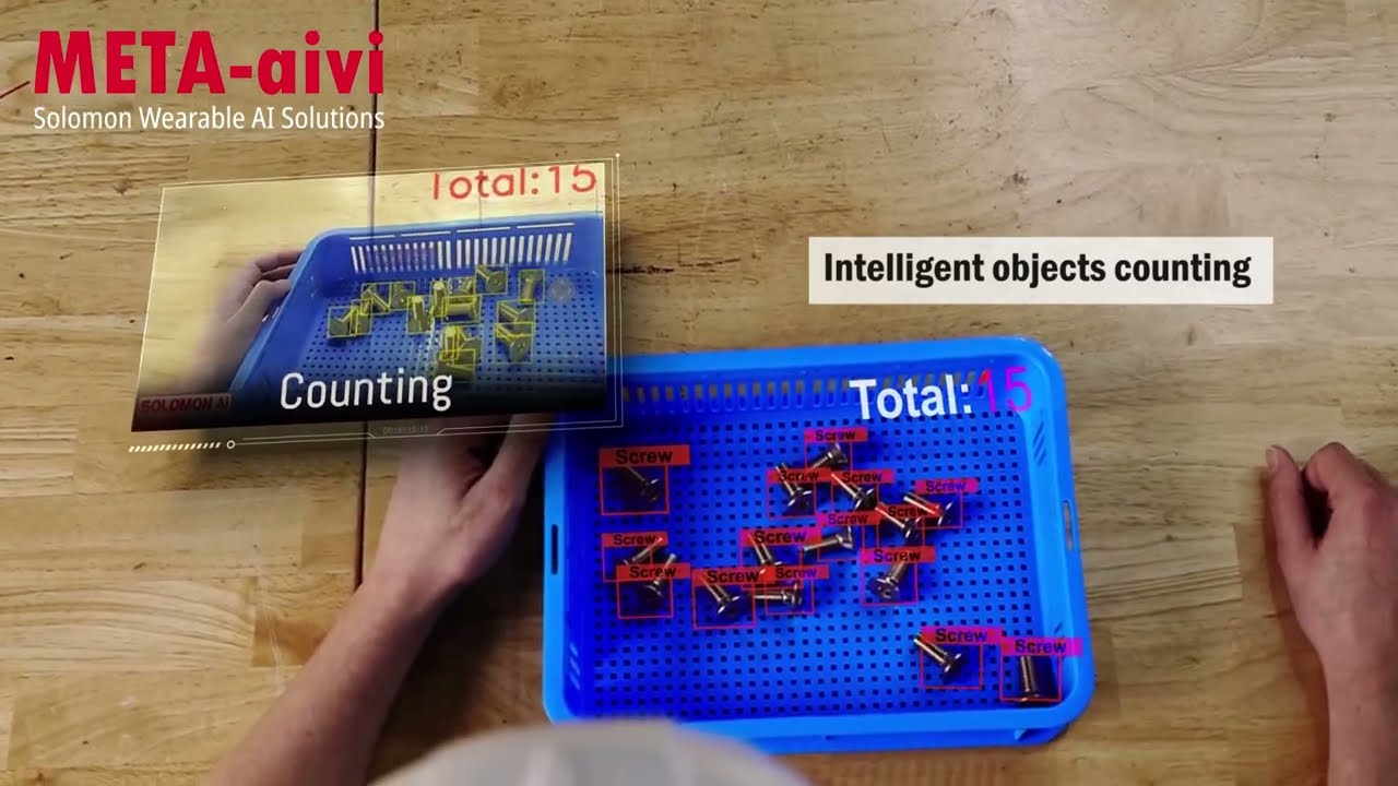 Counting Parts Using AR + AI | META-aivi