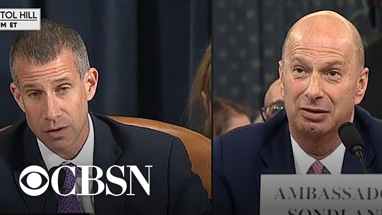 Castor questions Sondland about omission from opening statement