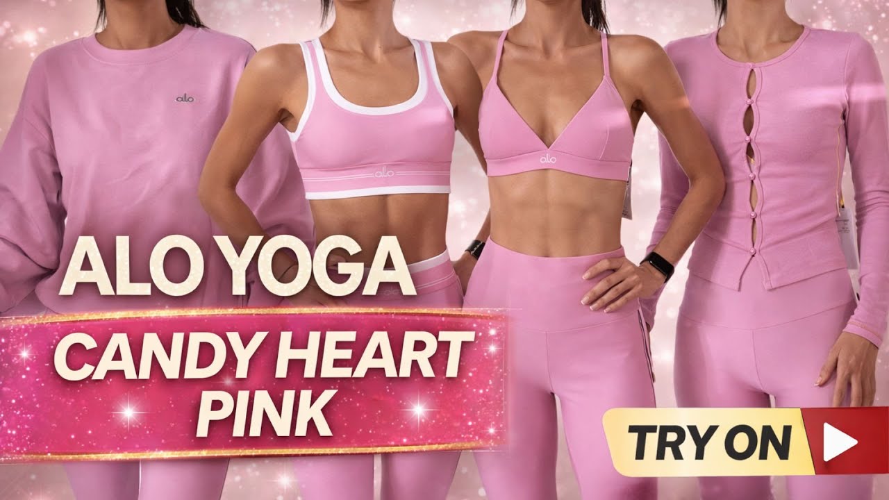 $750 Alo Yoga💗Candy Heart Pink💗Dreamlight, Splendor, Better Together, Accolade, Airlift & Favorite