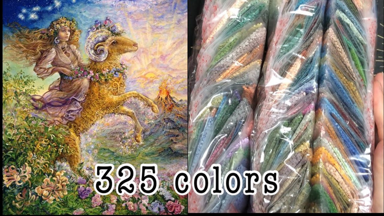 Diamond  Painting 【Josephine Wall 】Aries 開封から準備まで　ダイヤモンドアート