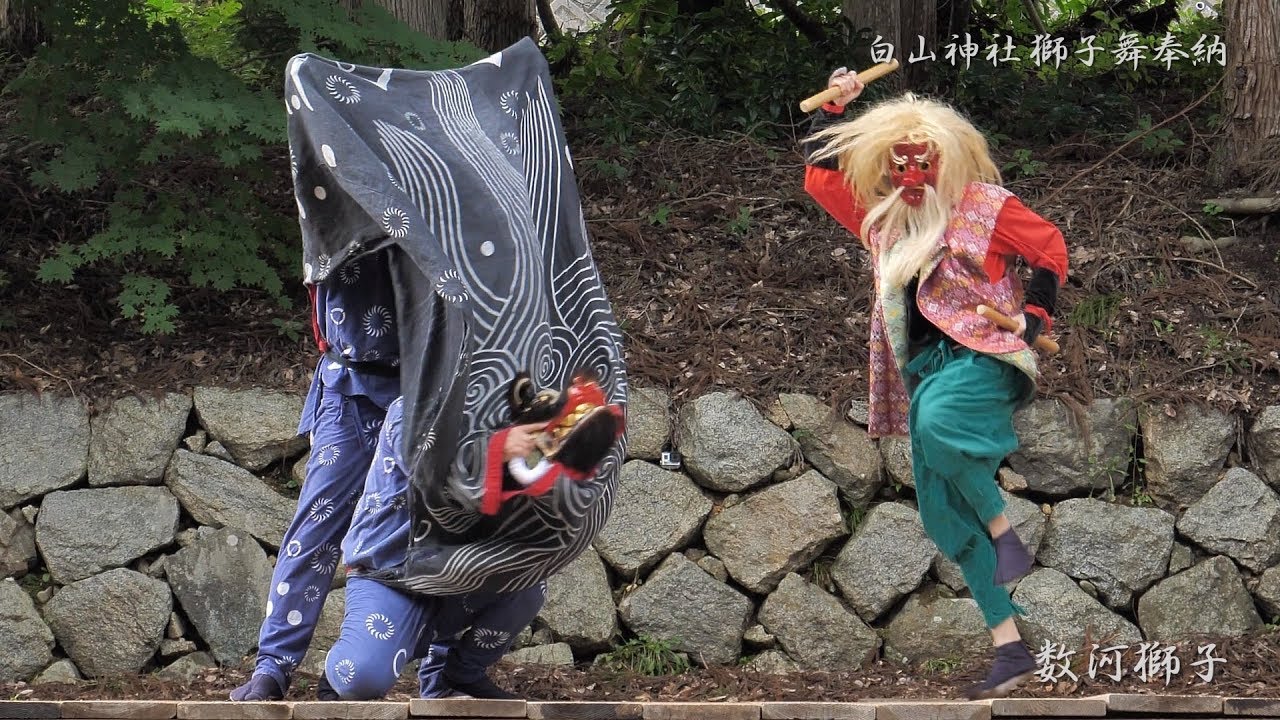 数河獅子 獅子舞奉納 令和元年(2019年) 4K/60fps