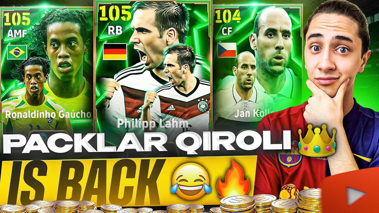 OPEN PACKLAR QIROLI QAYTDI😂👑 MR.PESSER QAYTDI🔥 #efootballmobileuzbekistan