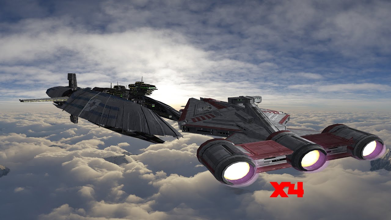 New CIS Munificent Frigate vs Arquitens light cruisers - Star Wars Empire at War