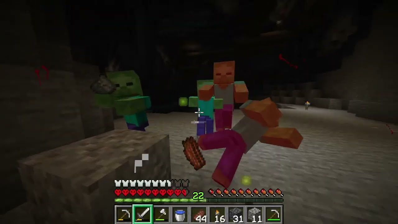 MINECRAFT MONDAY!!! HARDCORE RUN CONTINUES, NOT DYING TO FALL DAMAGE (PART 2)