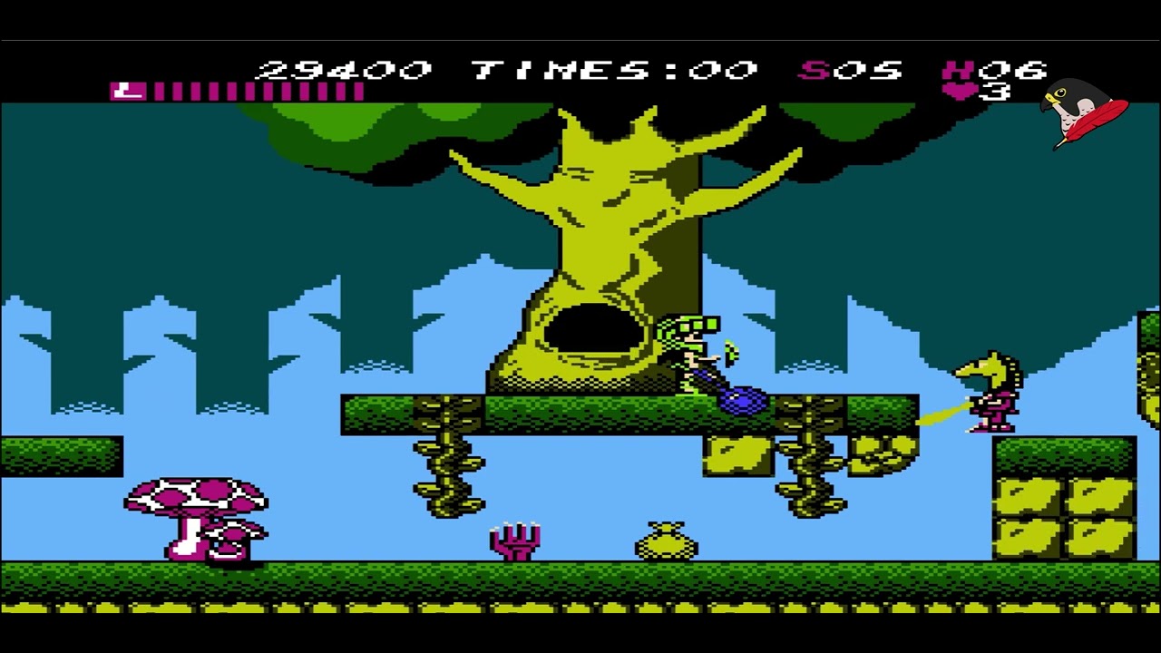 Athena 1987 (NES) Walkthrough Completo