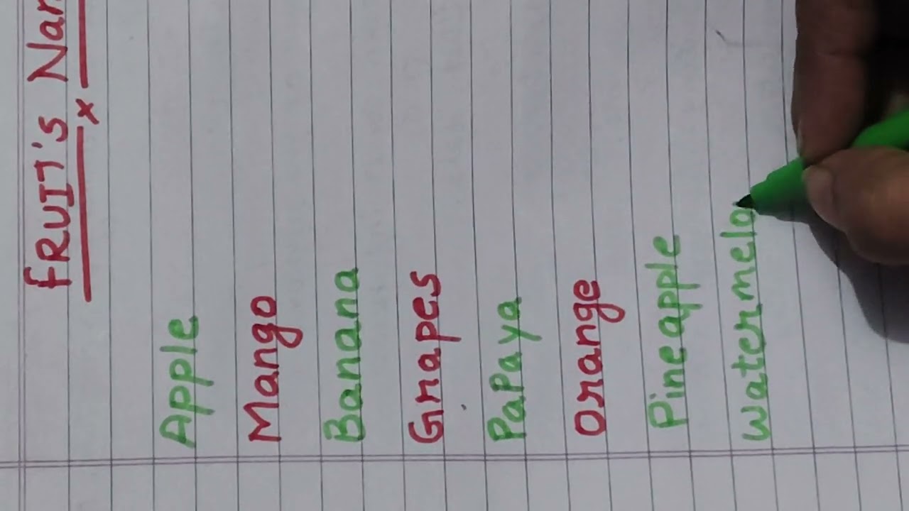 Fruit 🍓🍑 name  फलों के नाम# 10 fruit name