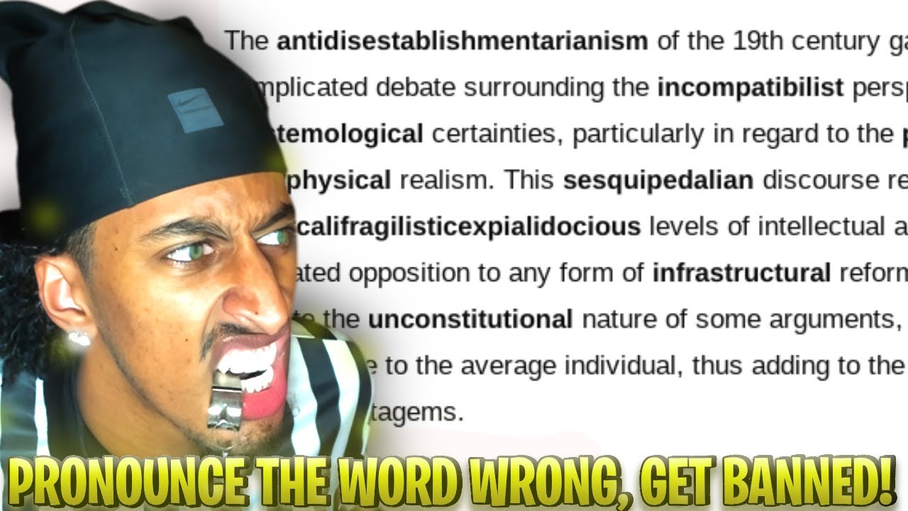 Pronounce the word or get banned...(part 2)