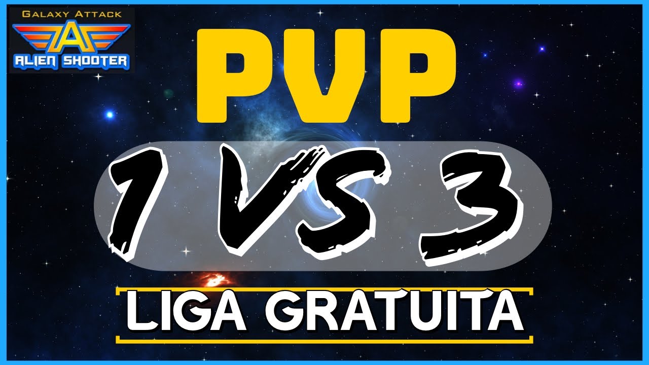 GALAXY ATTACK Alien Shooter | PvP 1 Vs 3 | Free League #alienshooter #gaming