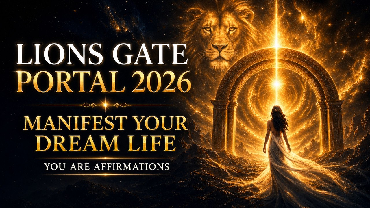 The Lions Gate Portal is Open | Sleep Affirmations to Receive Your Miracles