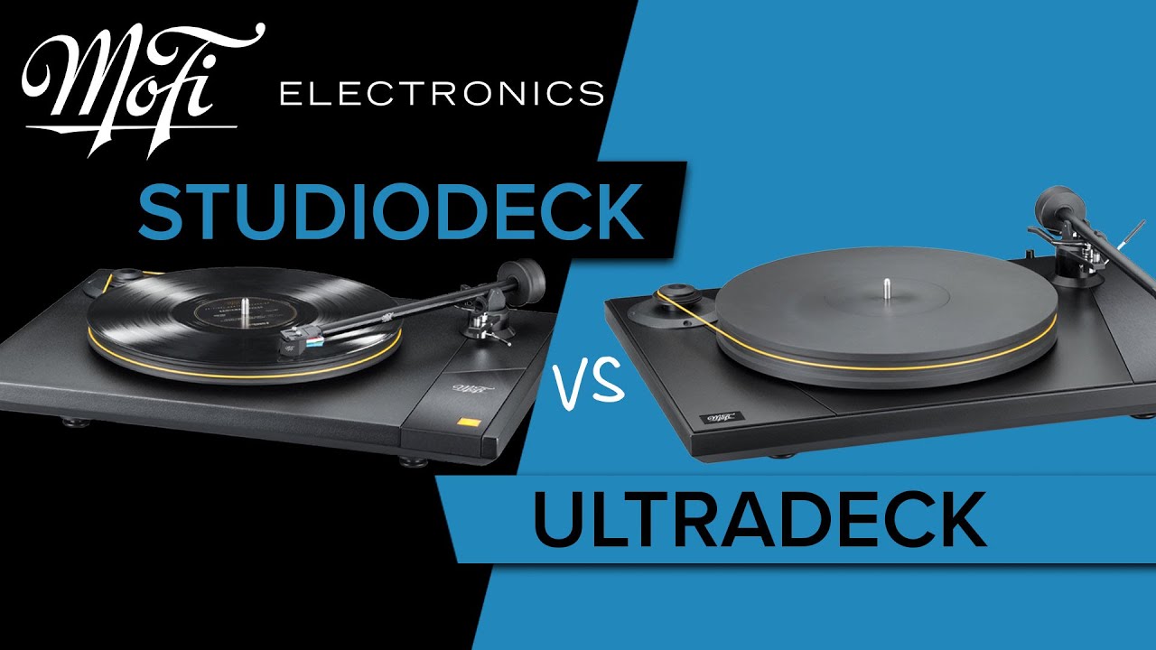 MoFi StudioDeck vs. MoFi UltraDeck Turntable Comparison