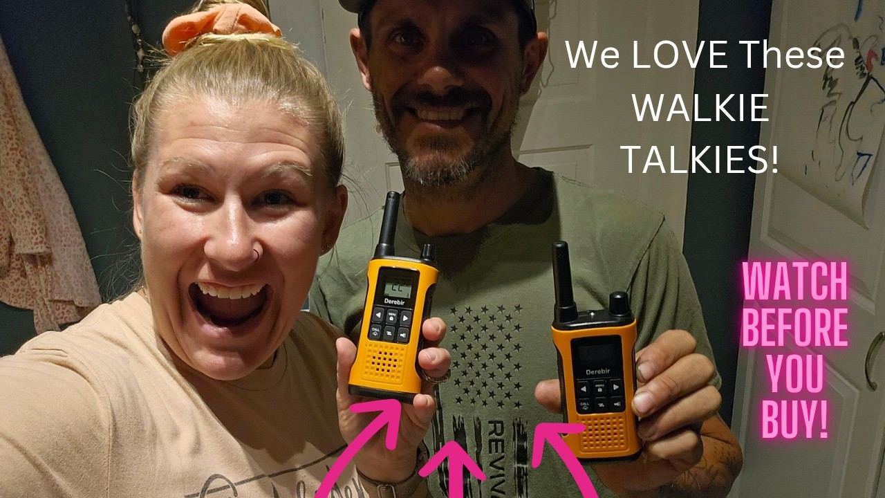 Walkie Talkies Long Range for Adults-2 Pack Rechargeable Walkie Talkies 22 FRS Channels 2-Way Radios