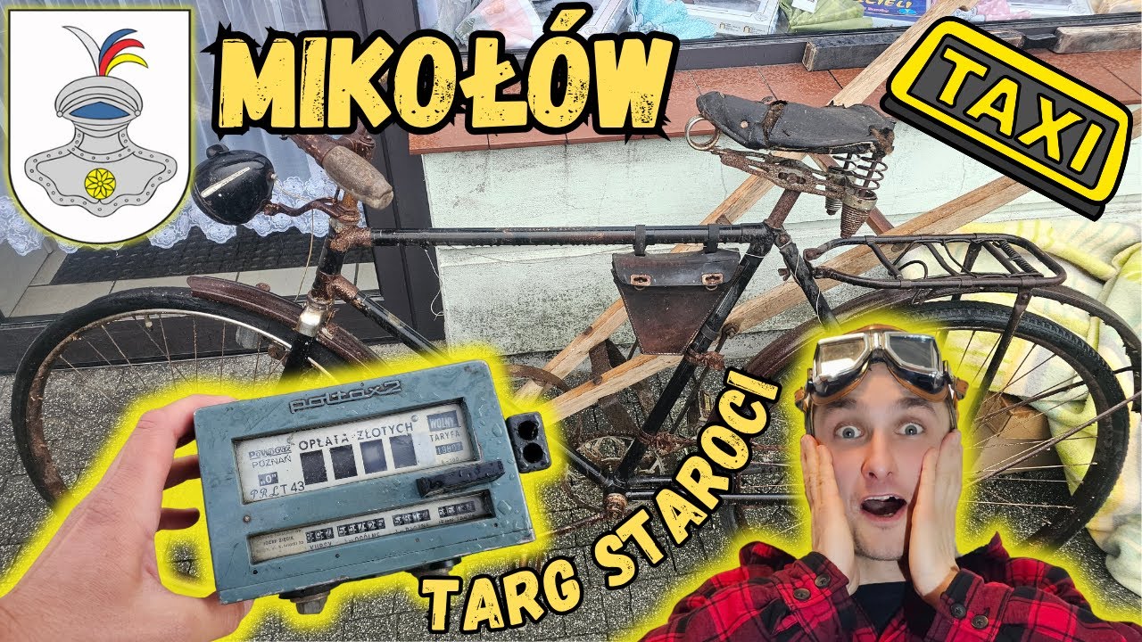 TARG STAROCI Mikołów - kupiłem taksometr z PRL - Zobacz ile kosztował przedwojenny rower Panther 🤯