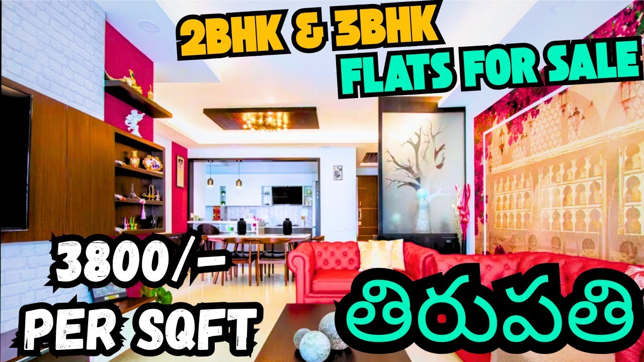✨Spacious 3BHK & 2BHK ||💰Just ₹3800/- Per Sqft💰| Opposite CPR Villas✨Tirupati✨East & North Facing🧭