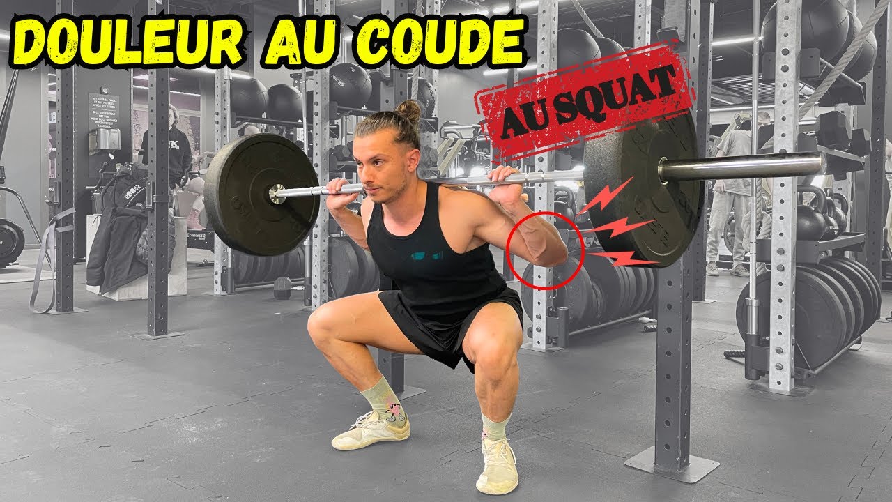 Douleurs aux coudes pendant ton squat ? Fais ça ! (surtout en lowbar)