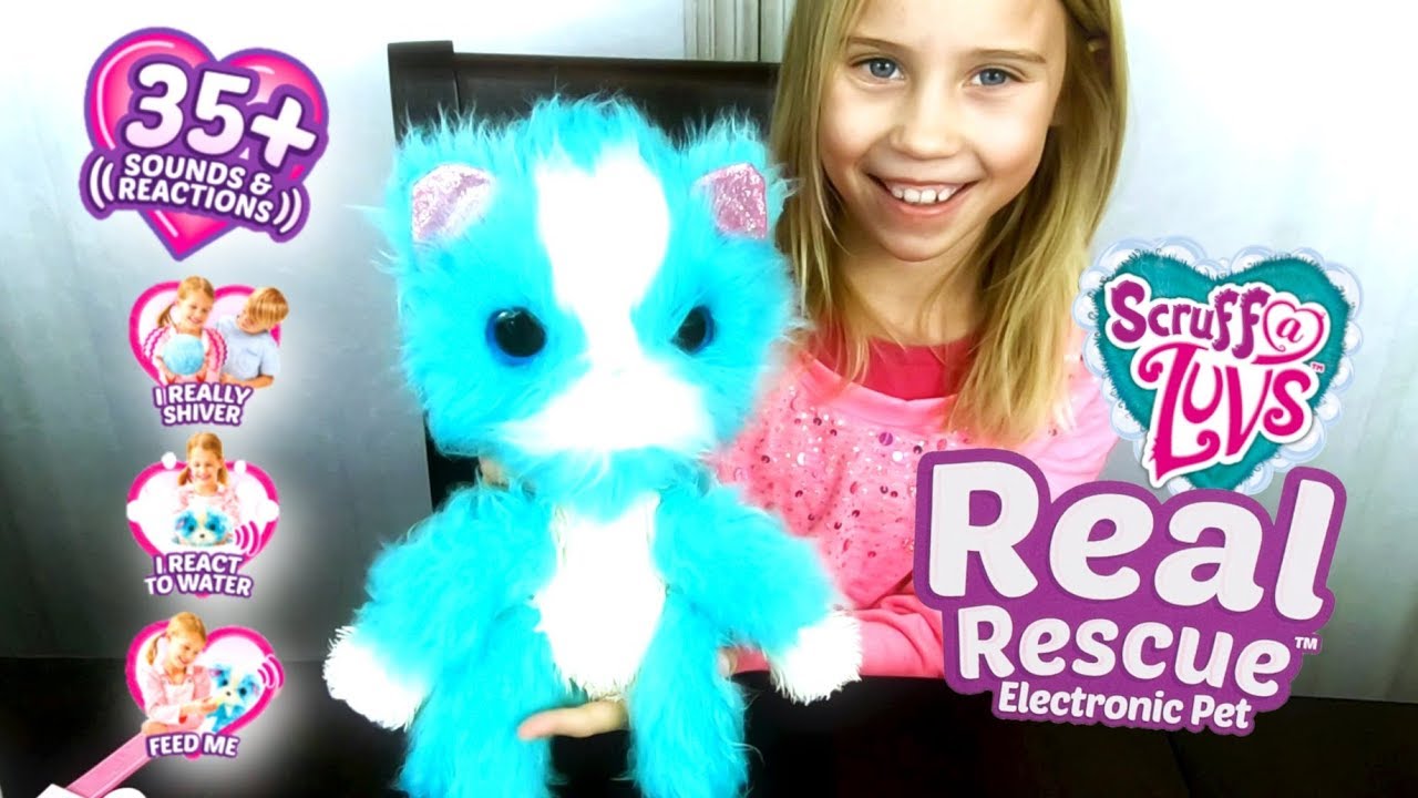 Scruff A Luvs REAL RESCUE Electronic Pet By Moose Toys