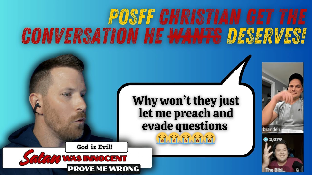 Christian comes to PREACH... is forced to DEBATE instead.