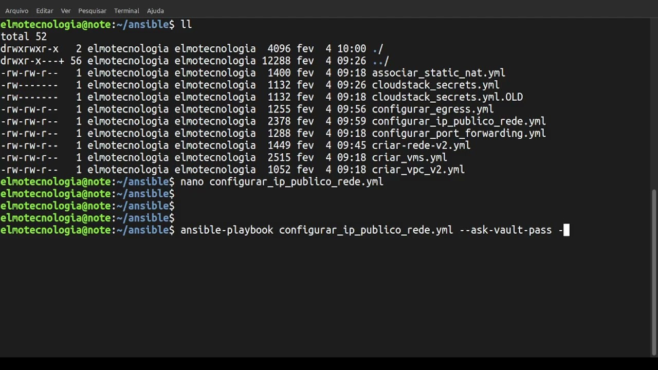 🚀 AUTOMAÇÃO CLOUDSTACK COMPLETA com Ansible - De ZERO a PRODUÇÃO em 15 minutos!