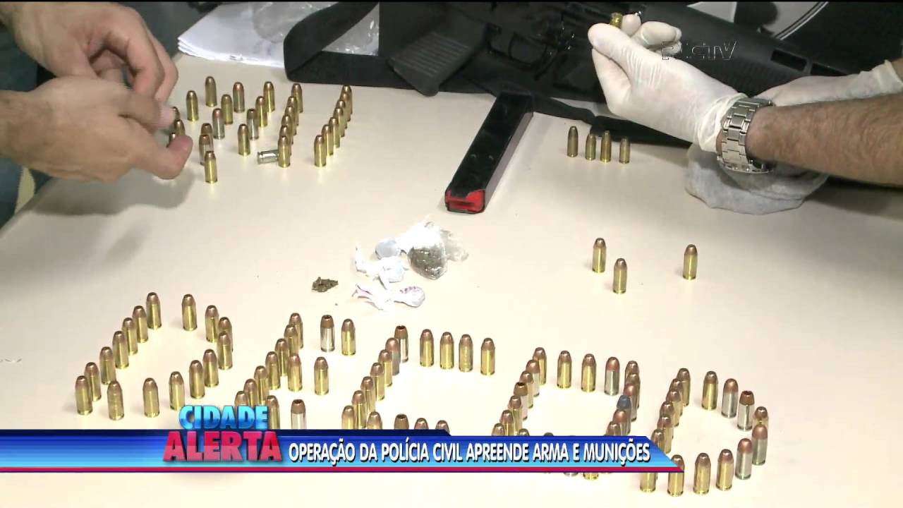 Operação da polícia civil apreende armas de uso restrito e munições em Florianópolis